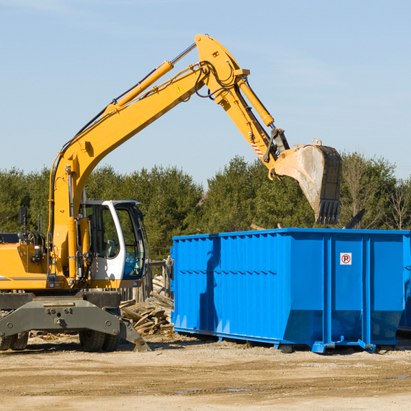 can i rent a residential dumpster for a construction project in Ashford New York